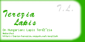 terezia lapis business card